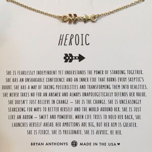 Bryan Anthonys HERoic Necklace in 14k Gold - NEW